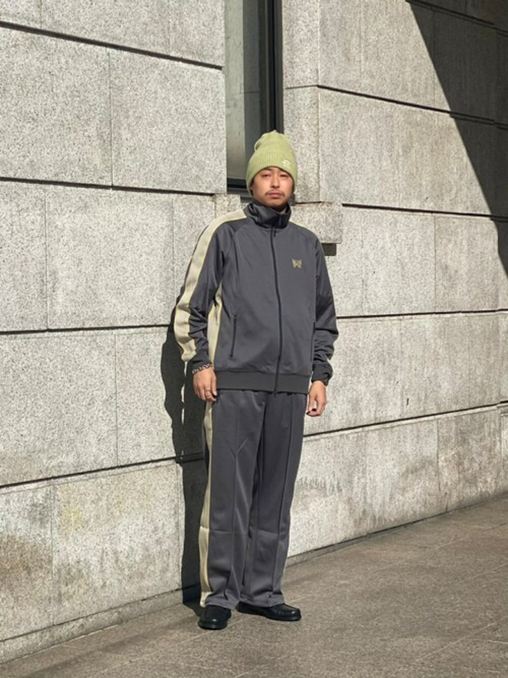 「POLeRのPOLeR/ポーラー　FANCYMAN BEANIE　ニットキャップ（ニットキャップ/ビーニー、その他）」を使った、tenkuluさん（メンズ・174cm）の秋コーディネートの1枚目の写真