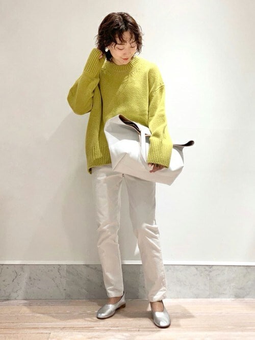 GALERIE VIE ファインウール クルーネックプルオーバー