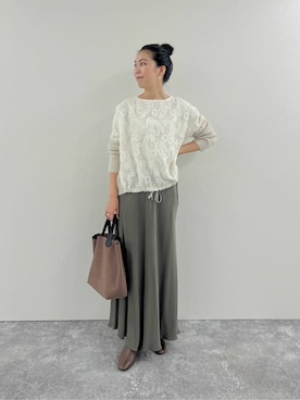 「BEARDSLEY」｜「アイテム（ブーツ）」を使った、naoさん（レディース・159cm）の秋コーディネート