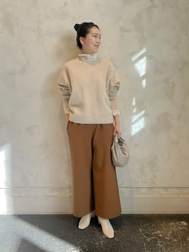 「BEARDSLEY」｜「アイテム（ブーツ）」を使った、naoさん（レディース・159cm）の冬コーディネート