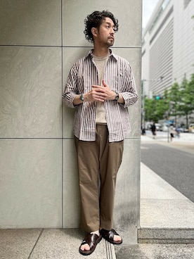 佐藤さん（メンズ・173cm）の春コーディネート