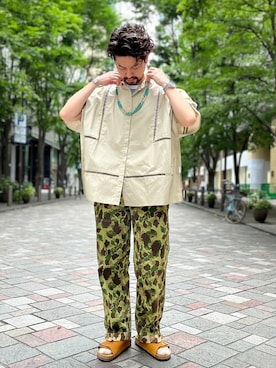 佐藤さん(メンズ・173cm)の夏コーディネート