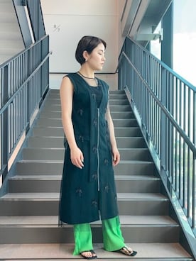 Miyu Shibasakiさん（レディース・161cm）の夏コーディネート