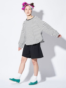 「pom ponette junior（ポンポネットジュニア）のアイテム」を使った、Lovetoxicさん（キッズ・159cm）の春コーディネート