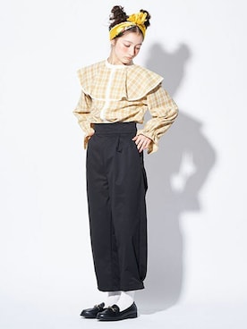 「クレリックシャツ」｜Lovetoxicさん（キッズ・159cm）の春コーディネート