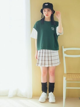 「LOVETOXIC（ラブトキシック）のアイテム」を使った、Lovetoxicさん（キッズ・160cm）の春コーディネート
