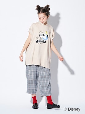 「pom ponette junior（ポンポネットジュニア）のアイテム」を使った、Lovetoxicさん（キッズ・159cm）の春コーディネート