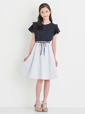 「アイテム（ワンピース）」を使った、Lovetoxicさん（キッズ・149cm）の春コーディネート