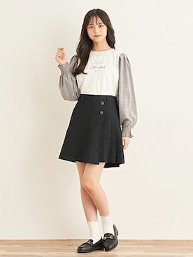 「pom ponette junior（ポンポネットジュニア）のアイテム」を使った、Lovetoxicさん（キッズ・160cm）の夏コーディネート