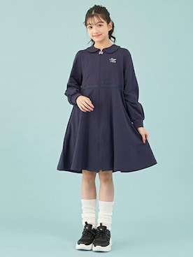 mezzo piano Junior（メゾピアノジュニア）の「前開きワンピース