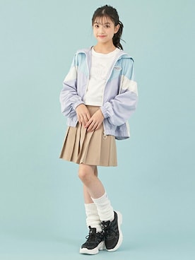 「ルーズソックス」｜「アイテム（ブルゾン）」を使った、Lovetoxicさん（キッズ・152cm）の春コーディネート