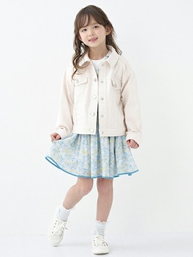 「kate spade new york kids（ケイトスペードニューヨーク）のアイテム（スカート）」を使った、Lovetoxicさん（キッズ・118cm）の春コーディネート