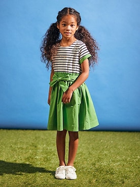 「kate spade new york kids（ケイトスペードニューヨーク）のアイテム（ワンピース/ドレス）」を使った、Lovetoxicさん（キッズ・120cm）の春コーディネート