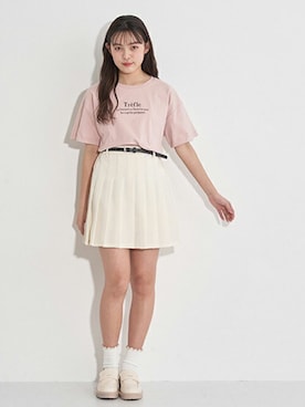 「LOVETOXIC（ラブトキシック）のアイテム」を使った、Lovetoxicさん（キッズ・155cm）の春コーディネート
