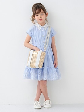 「kate spade new york kids（ケイトスペードニューヨーク）のアイテム（ワンピース/ドレス）」を使った、Lovetoxicさん（キッズ・118cm）の春コーディネート
