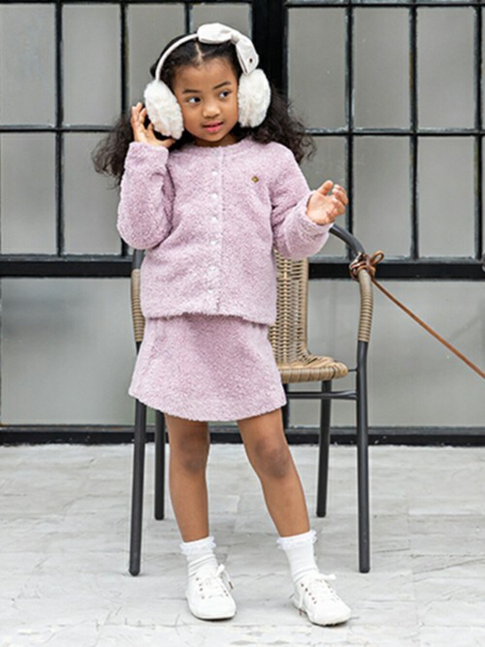 ケイトスペード　女の子　ボーダーウインドブレーカー　160 【匿名配送】 kate spade new york kids（ケイトスペードニューヨーク）の「イン