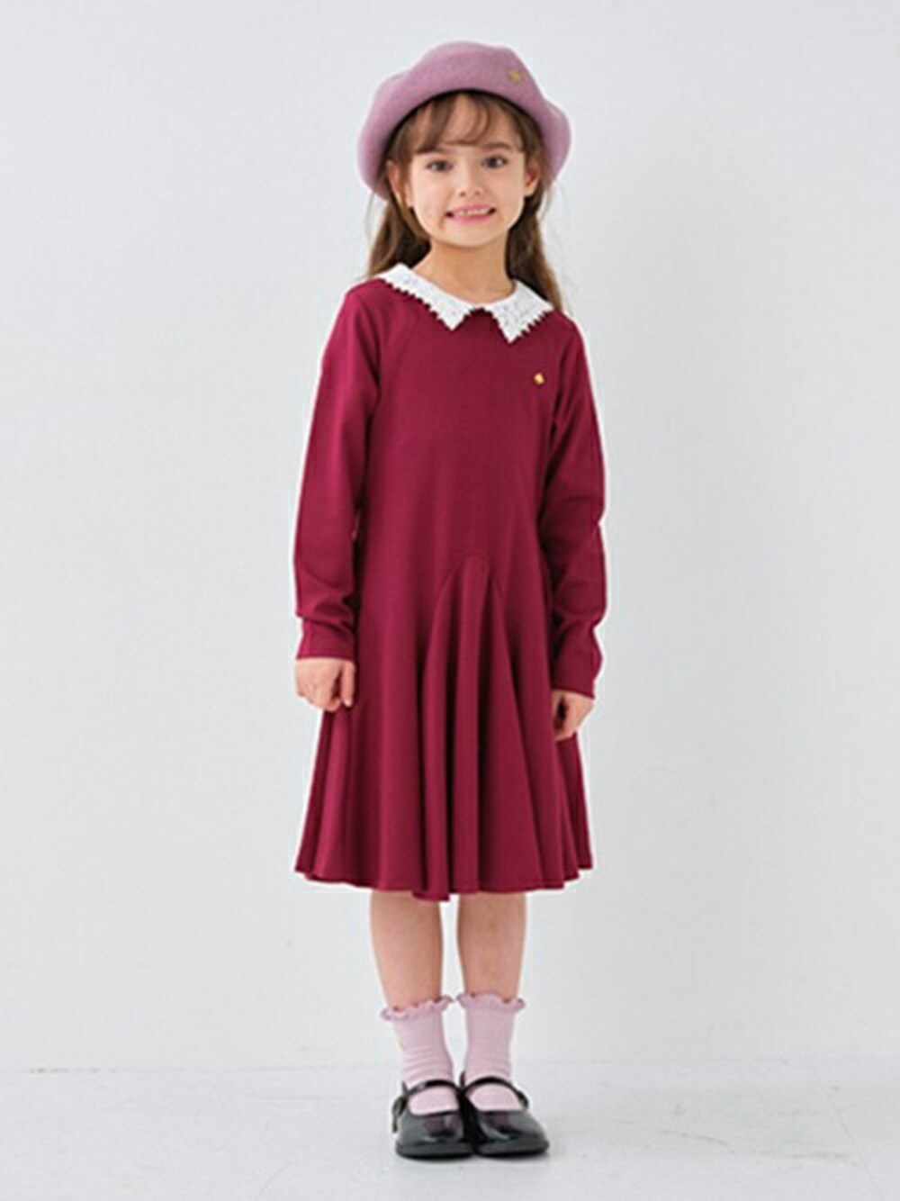☆美品☆kate spade ワインレッド ワンピース 130 20230922161522612_1000.jpg