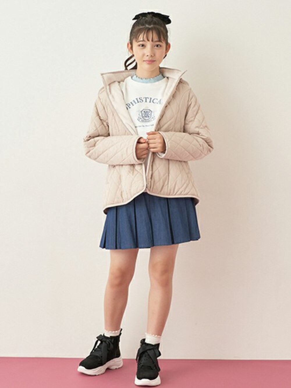 ♡女の子 冬服 160cm mezzo piano Lindsay ポンポネット ポンポネット