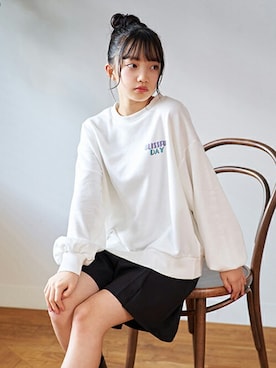 「LOVETOXIC（ラブトキシック）のアイテム」を使った、Lovetoxicさん（キッズ・150cm）の冬コーディネート