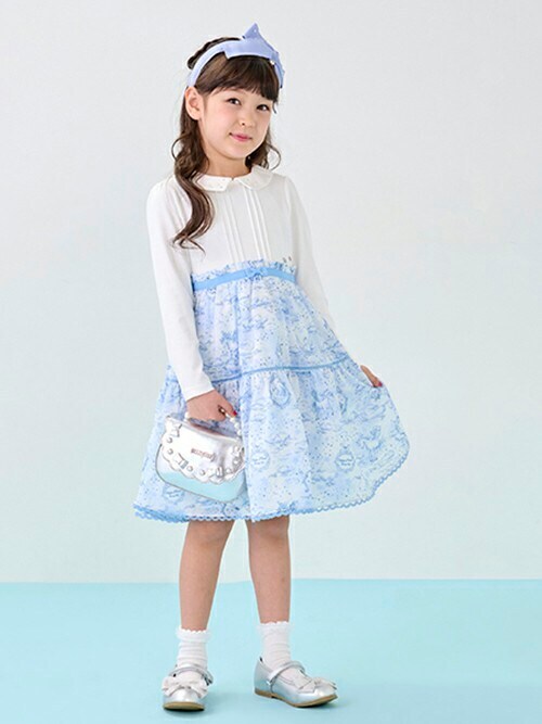 セール】星空柄ドッキングワンピース（ワンピース）｜mezzo piano