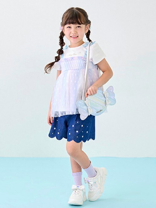 【新品・タグ付き】メゾピアノ　グラデーション星チュール　チュニック90 20240219144629334_500.jpg