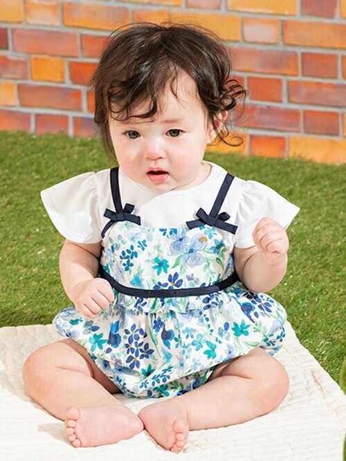 ケイトスペード　ガールズ ラブリーガーデンラッフルカラーワンピース　160 新品 ケイトスペード ガールズ ラブリーガーデンラッフルカラーワンピース