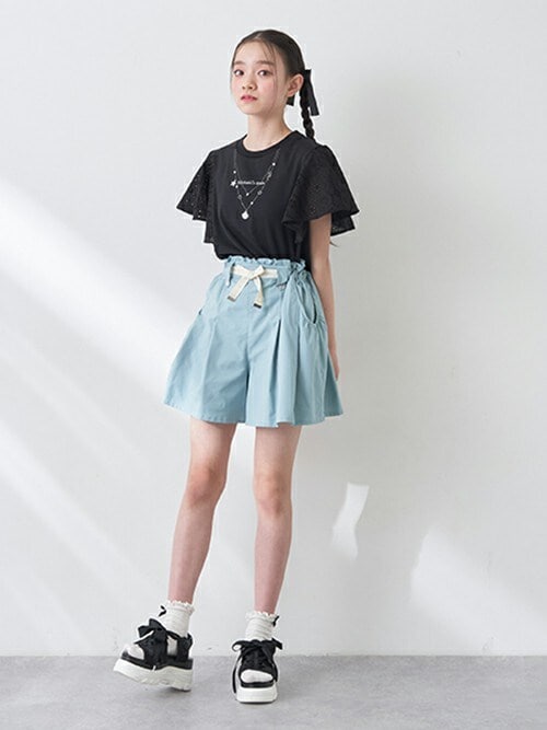 u*9様 ★良品★メゾピアノ＊半袖Tシャツ＊平成＊150cm セール】セーラーカラー 半袖Tシャツ（Tシャツ/カットソー
