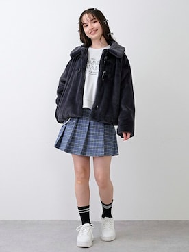 「キュロット」｜「アイテム（スウェット）」を使った、Lovetoxicさん（レディース・163cm）の秋コーディネート