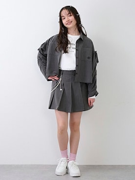 「キュロット」｜「アイテム（アンサンブル）」を使った、Lovetoxicさん（レディース・163cm）の秋コーディネート