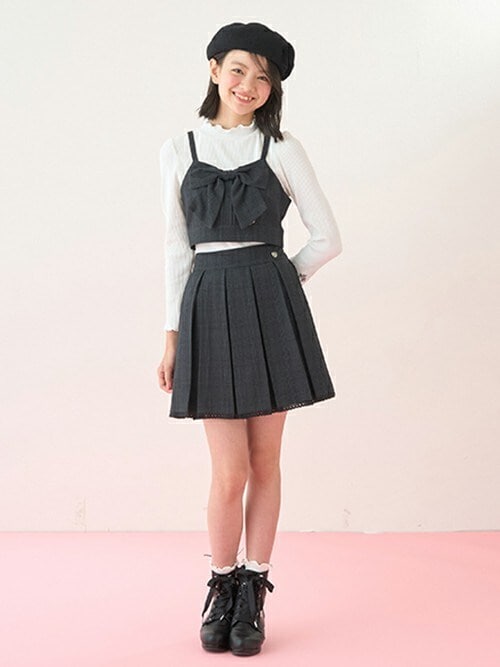 【新品/メゾピアノ】130cmリボンモチーフ　パフスリーブＴシャツ 新品/メゾピアノ】130cmリボンモチーフ パフスリーブTシャツ