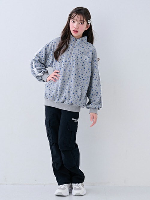 セール】ハーフジップパーカー（スウェット）｜by LOVEiT（バイ