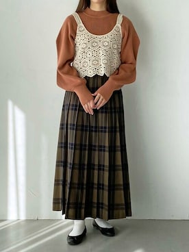 Rinaさん（レディース・160cm）の冬コーディネート