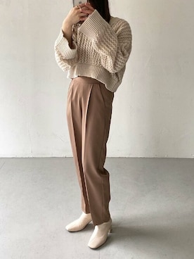 Rinaさん（レディース・160cm）の冬コーディネート