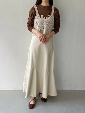 Rinaさん（レディース・160cm）の春コーディネート