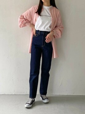 「vingtrois（バントロア）のアイテム」を使った、Rinaさん（レディース・160cm）の春コーディネート