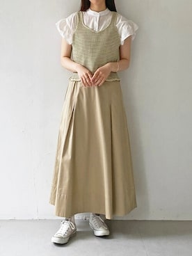 Rinaさん（レディース・160cm）の春コーディネート