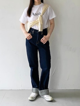 「vingtrois（バントロア）のアイテム」を使った、Rinaさん（レディース・160cm）の夏コーディネート