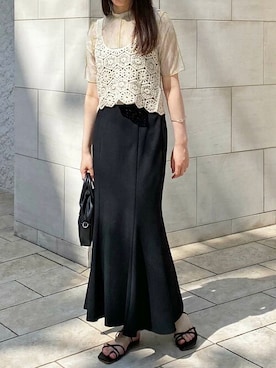 Rinaさん（レディース・160cm）の夏コーディネート