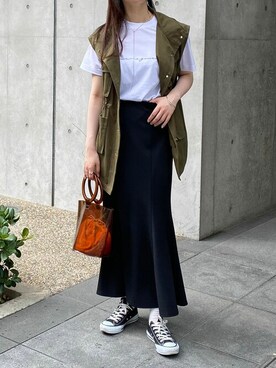 Rinaさん（レディース・160cm）の夏コーディネート