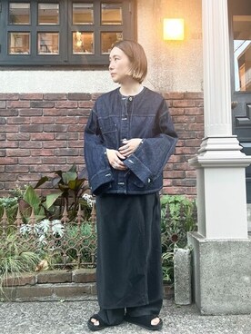 「yuni（ユニ　）のアイテム（ジャケット/アウター）」を使った、yuni 杉山さん（レディース・150cm）の秋コーディネート