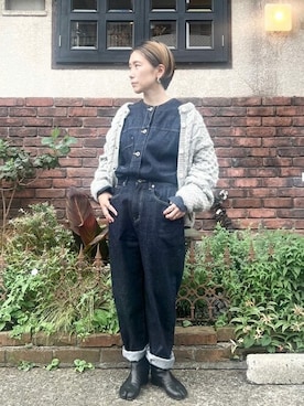「yuni（ユニ　）のアイテム（ジャケット/アウター）」を使った、yuni 杉山さん（レディース・150cm）の秋コーディネート