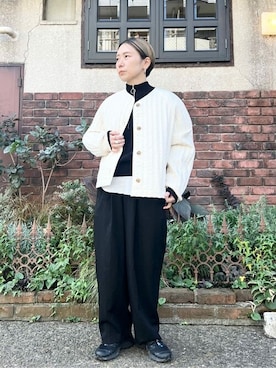 「yuni（ユニ　）のアイテム（ジャケット/アウター）」を使った、yuni 杉山さん（レディース・150cm）の秋コーディネート
