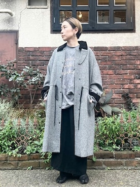 「yuni（ユニ　）のアイテム（ジャケット/アウター）」を使った、yuni 杉山さん（レディース・150cm）の秋コーディネート