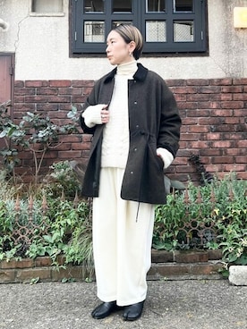 「yuni（ユニ　）のアイテム（ジャケット/アウター）」を使った、yuni 杉山さん（レディース・150cm）の秋コーディネート