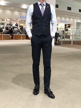 「ダブルモンク」｜regal foot communityさん（メンズ・174cm）の冬コーディネート