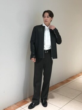 「#秋コーデ」｜「アイテム（ジャケット/アウター）」を使った、タマちゃんさん（メンズ・168cm）の夏コーディネート