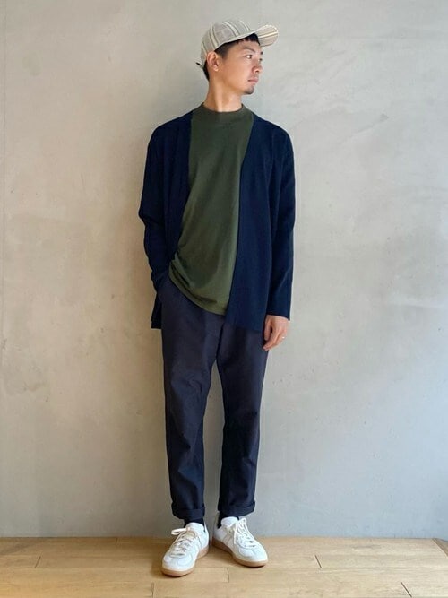 CABaN コットン ビルドネックTシャツ