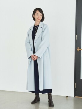 「LE TALON（ルタロン）のアイテム（ブーツ）」を使った、narumiさん（レディース・164cm）の秋コーディネート