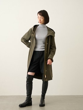 「FABIO RUSCONI（ファビオルスコーニ）のアイテム（ブーツ）」を使った、narumiさん（レディース・164cm）の秋コーディネート