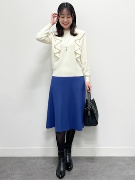 「Reflect（リフレクト）のアイテム（アクセサリー）」を使った、Reflectさん（レディース・157cm）の冬コーディネート